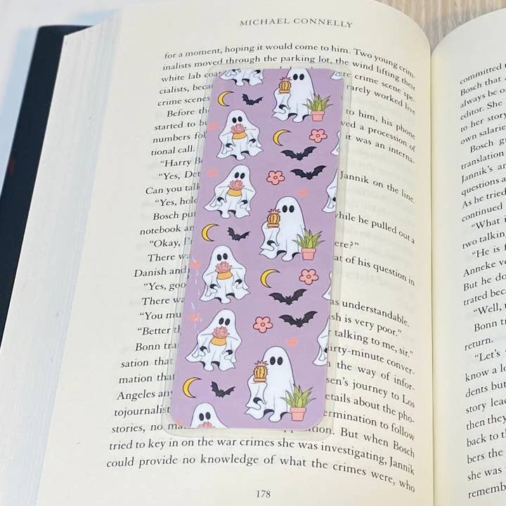 Marcador de Livro Laminado Fantasma de Planta Maluca por atacado de Kailex Boutique Wholesale