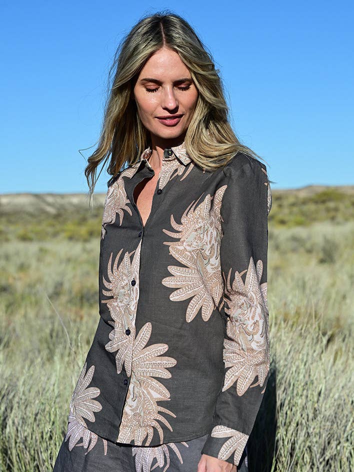 Shirt Greek Tiger Grey for wholesale by Las Sureñas