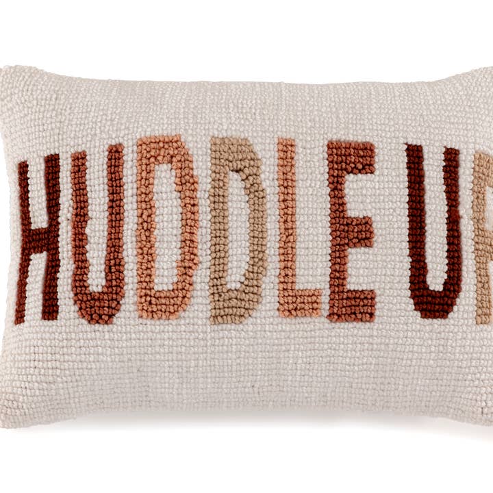 "HUDDLE UP" PILLOW for wholesale by Shiraleah