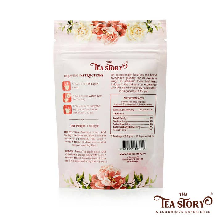 The Tea Story - Wholesale Tea Bags - Mojito Bliss Tea Pouch1