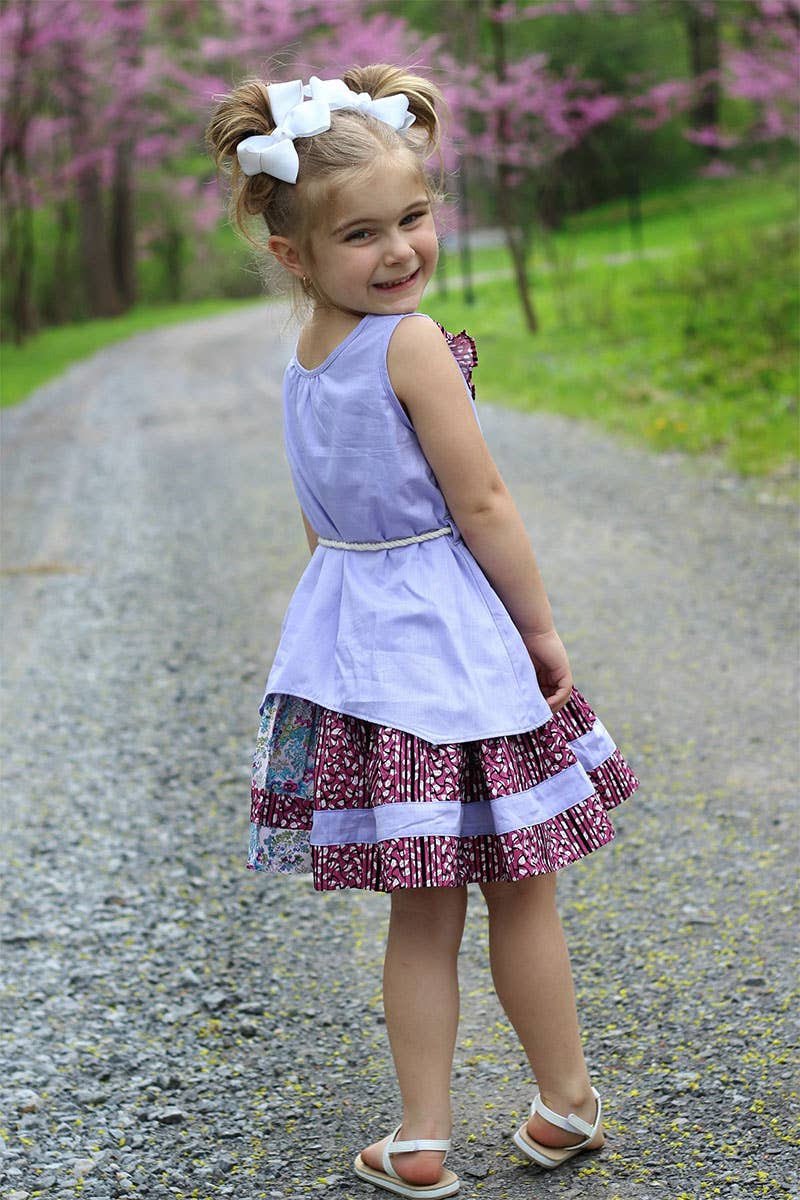 SISSYMINI – wholesale Dress – Kids – Toddlers & Girls Boho Patchwork-Layers Dress | 878-SS369