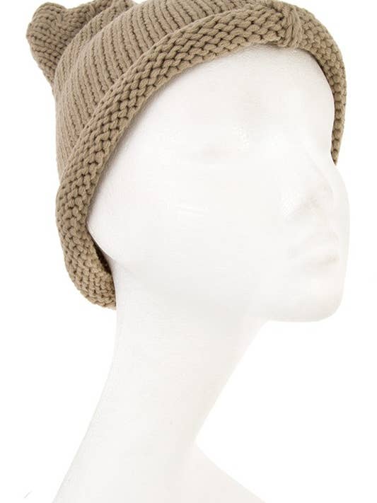 GEBREIDE MUTS MET PUNTIGE TOP voor wholesale door Andrea Bijoux