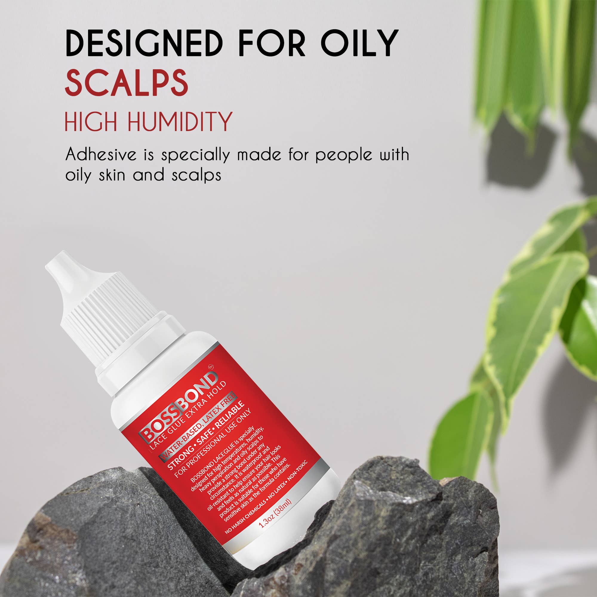 UB BRANDS INC - Wholesale Hair Extensions - BOSSBOND Lace Glue Extra Hold 1.3oz - Strong, Long-Lasting 5