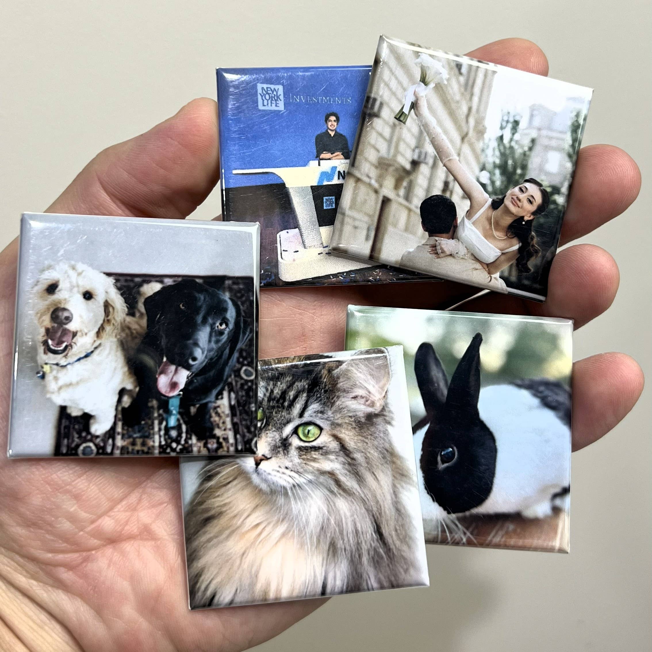 Visual Crafters – wholesale Magnet – Personliga fotomagneter 2"x2"1