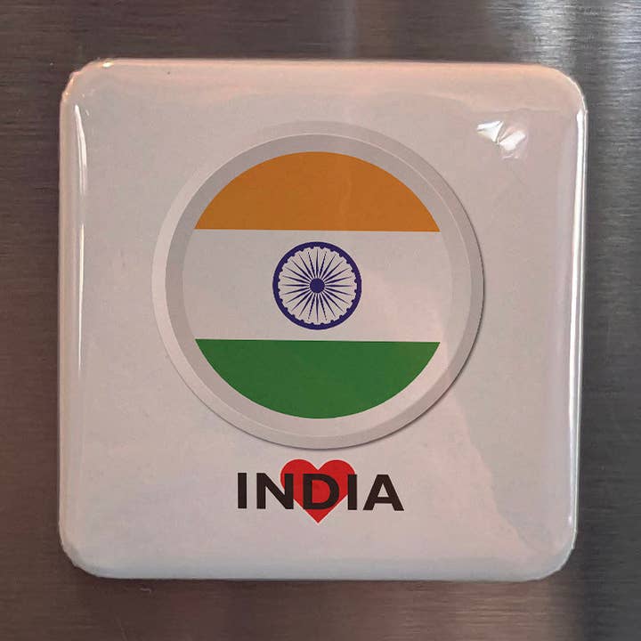 I Love India Fridge Magnet for wholesale by PhiloPerse