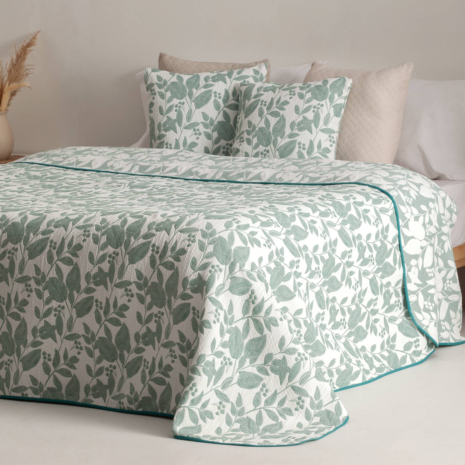 GAMUSI - Wholesale Quilt - Light cotton jacquard bedspread SALVI6