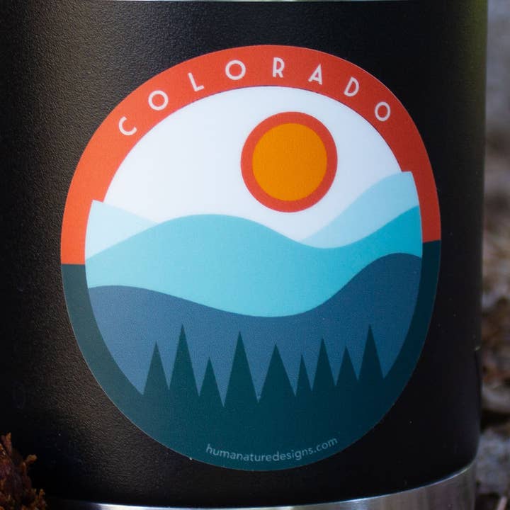 Colorado Sun Sticker / Colorado Sticker + Decal for wholesale by Human Nature Designs