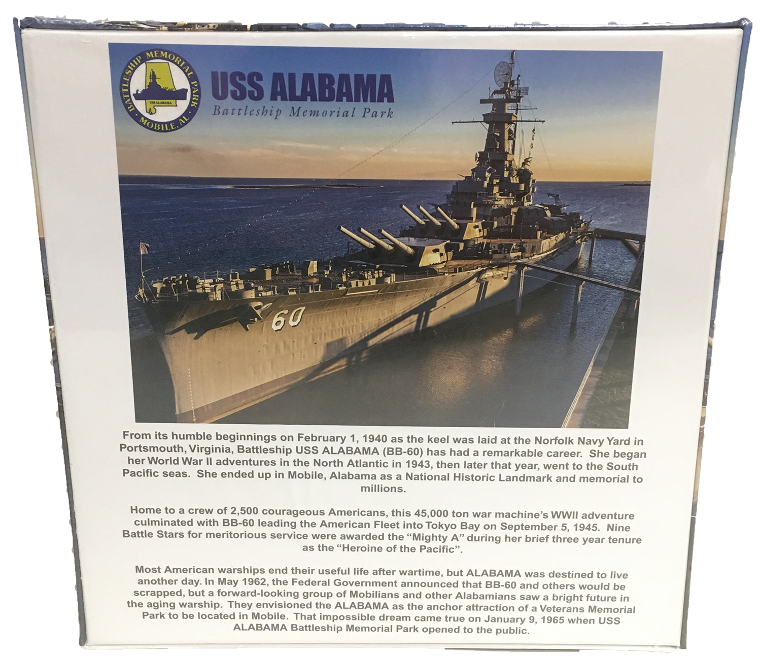 Texas Toy Distribution - Wholesale Puzzle - Adult - USS Alabama Battleship Cardboard Puzzle 1000 Pcs3