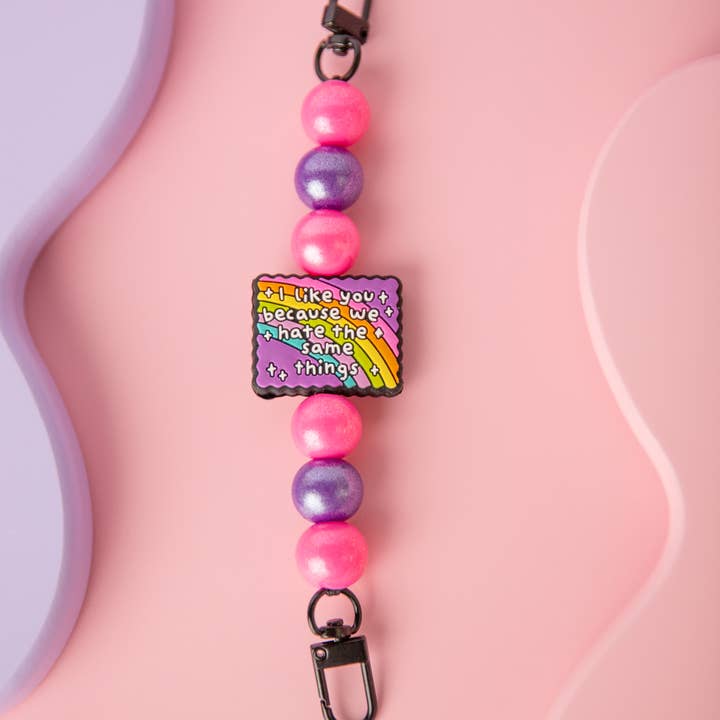 Hate the Same People Kindle Strap – Book Lover Accessory for wholesale by The Blush Hut