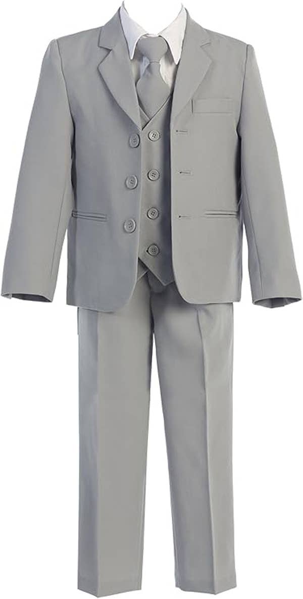 iGirlDress - Vente Costume – enfant - Costume habillé garçon 5 pièces avec chemise et gilet2