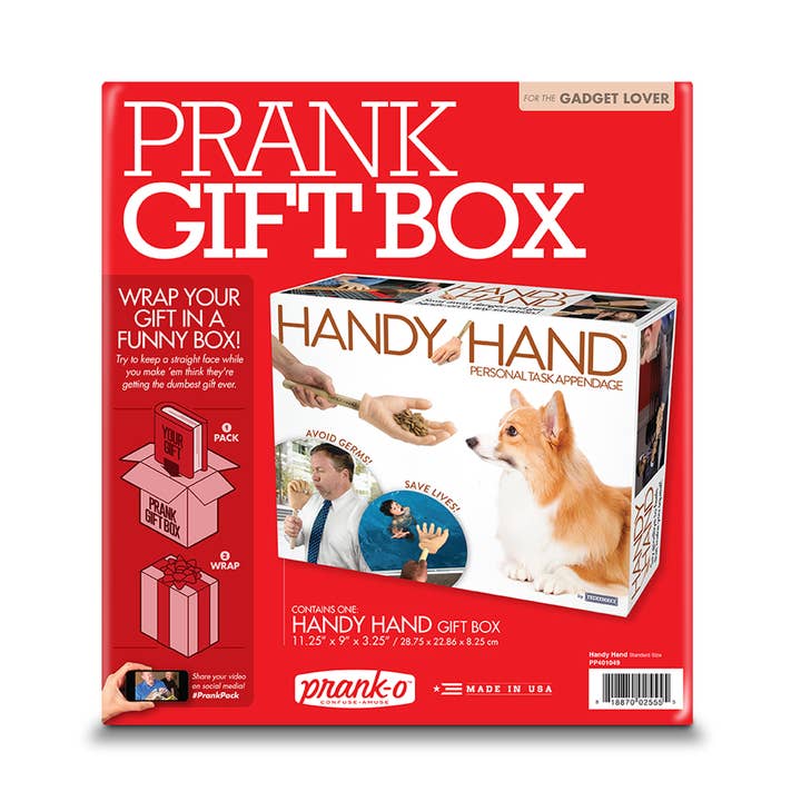 Prank-O - Wholesale Gag Gift/Novelty Gift - Prank Gift Box Handy Hand