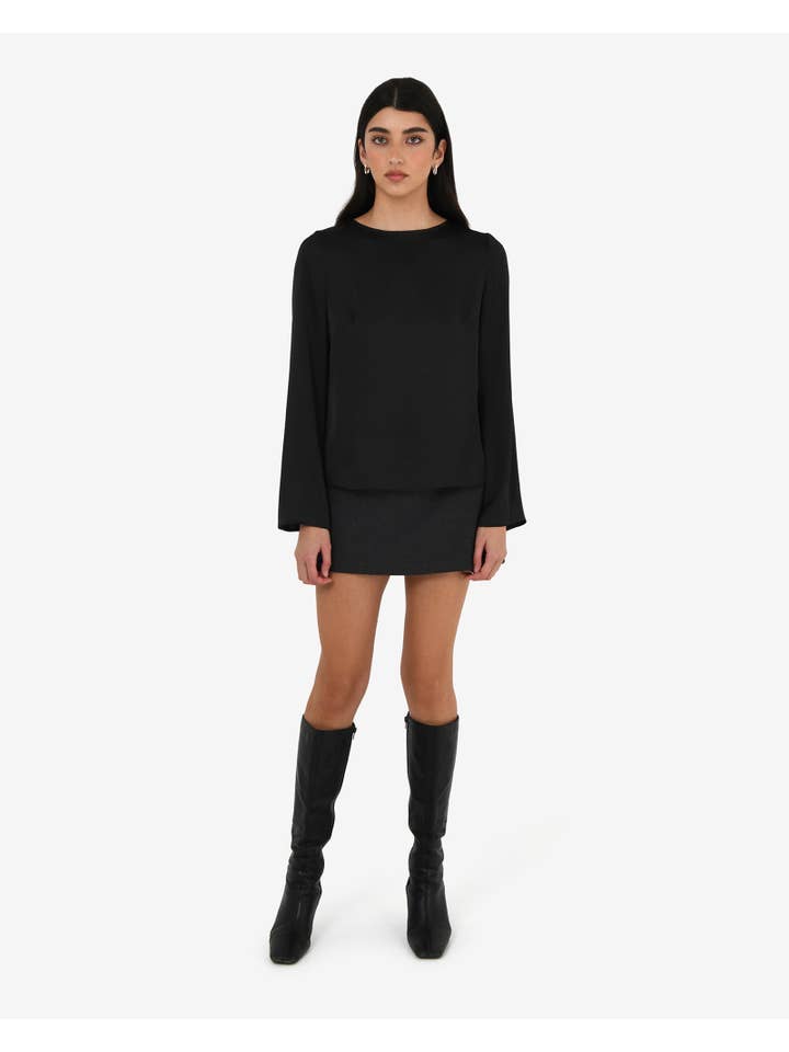 Forcast - Wholesale Blouse – Women’s - Forcast Women's Valeria Long Sleeve Top1