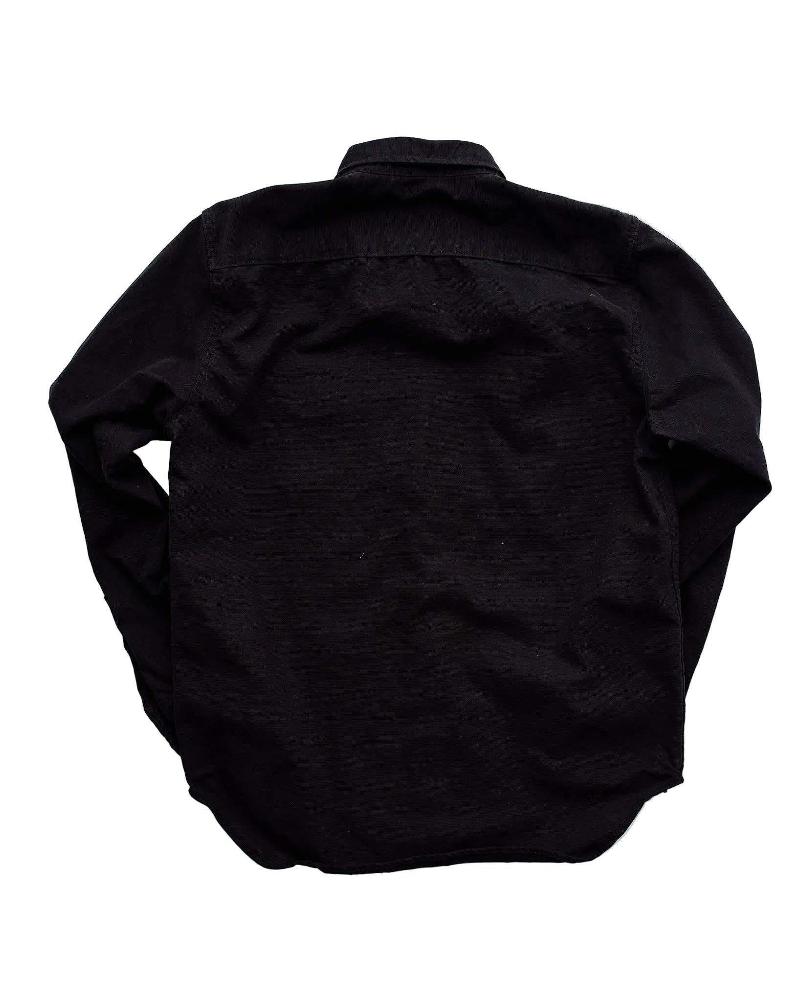Grown and Sewn - Wholesale Button Down Shirt - Men's - Walsh Work Shirt - 8 oz. Brushed Canvas - Black2
