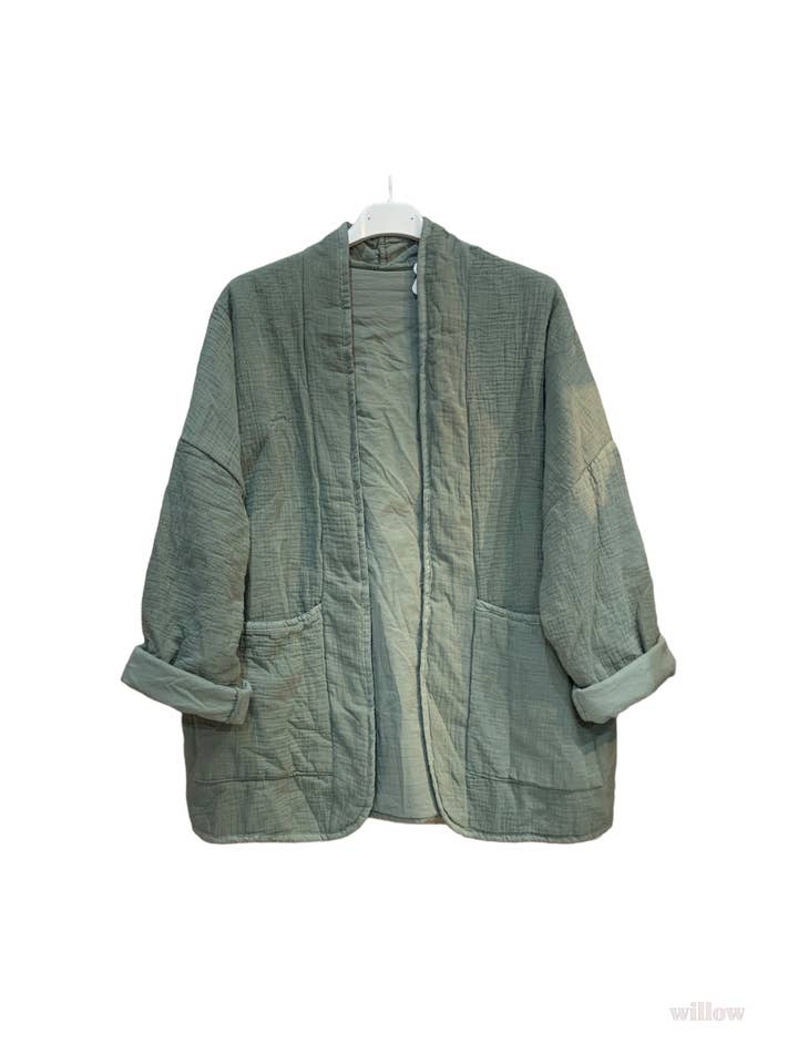 Moonsun - Wholesale Jacket – Women's - Cotton gauze comforter jacket5