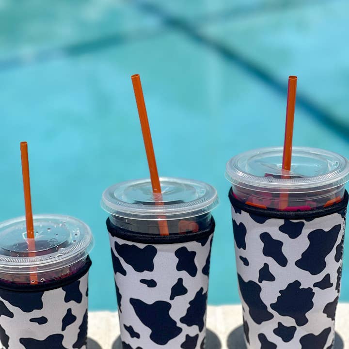 Harris Girls & Co. - Wholesale Drink Huggers & Koozies - Cold Coffee Holder "Moo Cow"