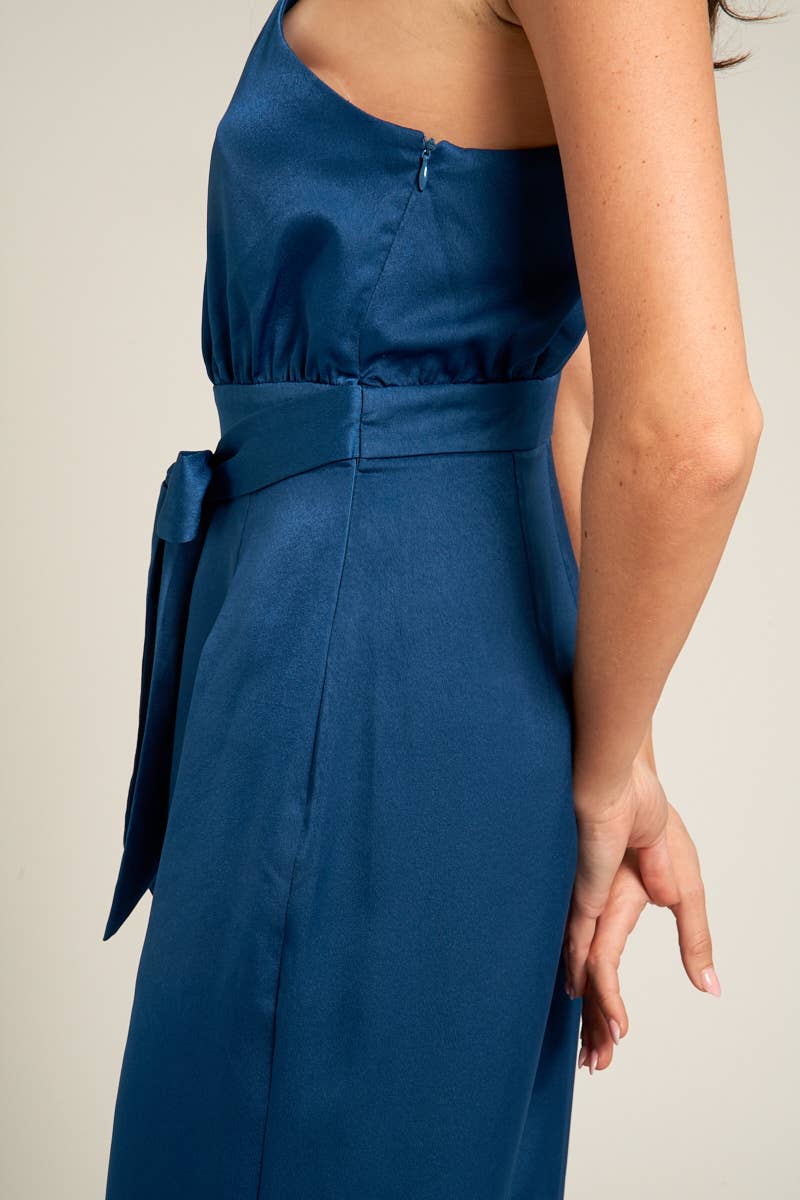 En Crème - Wholesale Jumpsuit - Women's - One Shoulder Jumpsuit with Back Tie13