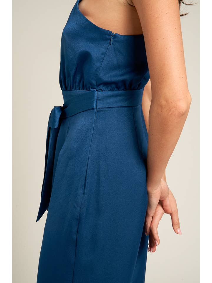 En Crème - Wholesale Jumpsuit - Women's - One Shoulder Jumpsuit with Back Tie13