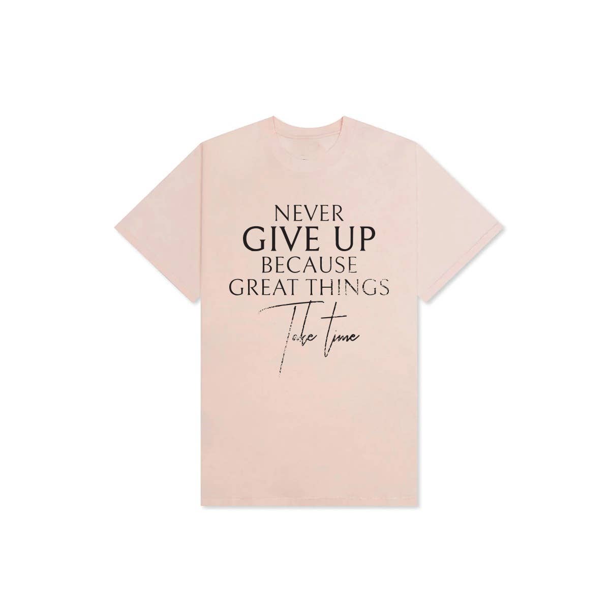 crashangel.us - Wholesale Screen Printed T-Shirt - Women's - NEVER GIVE UP WOMEN GRAPHIC TEE3