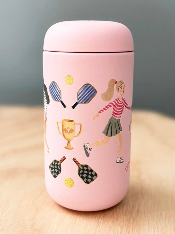 Pickleball Pro | Fellow Travel Mug for wholesale by Kristin MacKenzie Fine Art
