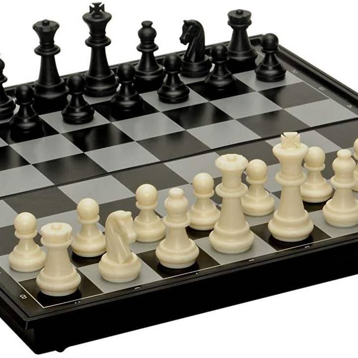 Wood Expressions - Vente Jeux de société - Jeu d'échecs magnétique - 8 pouces3