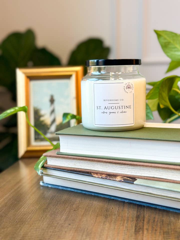 St. Augustine Soy Candle for wholesale by RiverHomeCo.