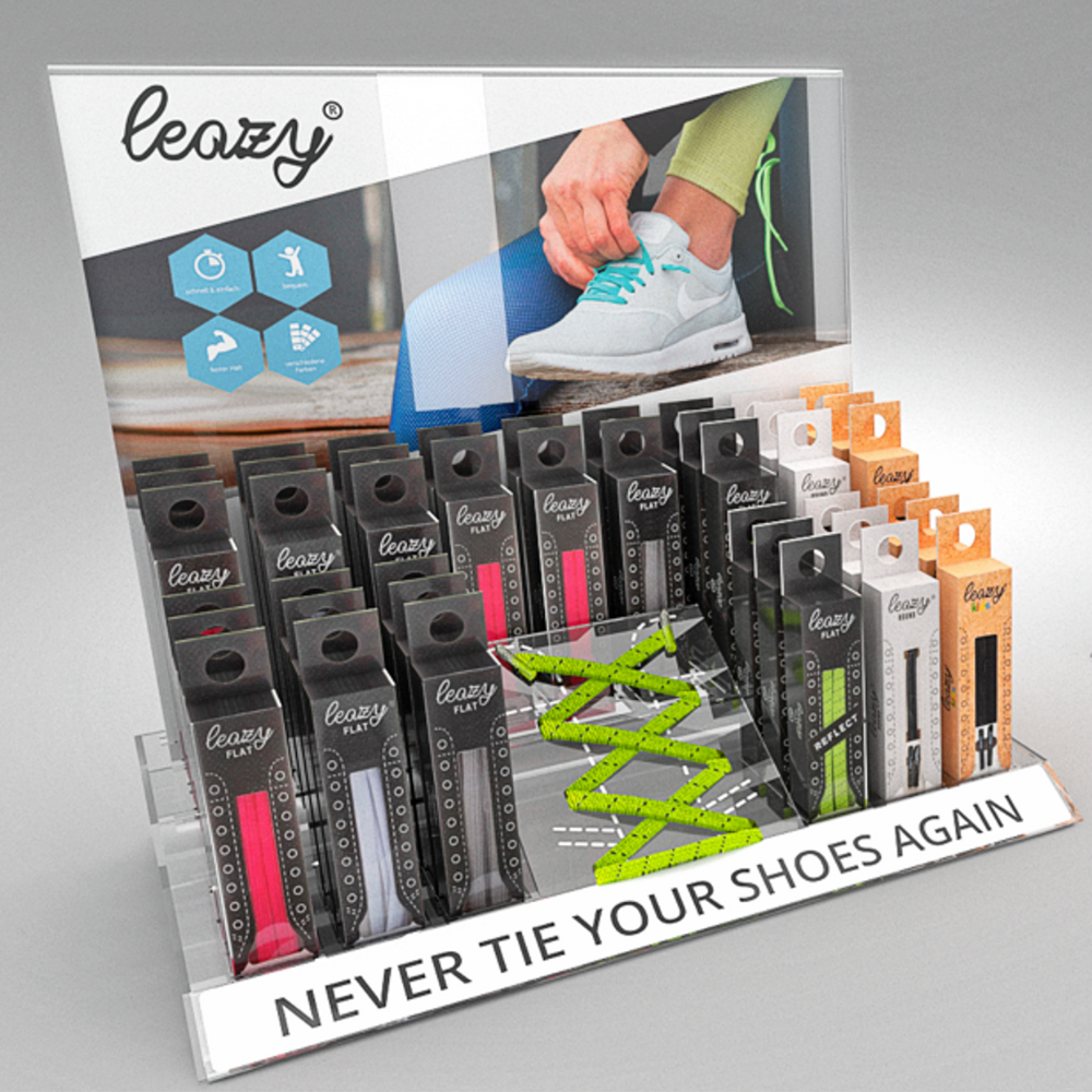 leazy - Vendita all'ingrosso Lacci per scarpe - Unisex - Leazy lacci elastici piatti senza bisogno di allacciare le scarpe43
