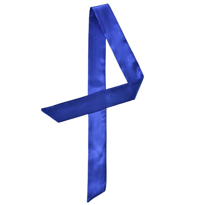 Twilly satin cobalt blue for wholesale by Emilie collection