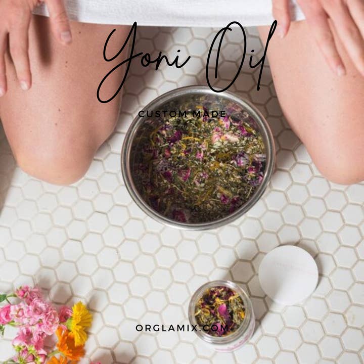 Orglamix - Wholesale Bath/Body Oil - Yoni Oil Original | Vaginal Herbal Self Care Womb, Goddess