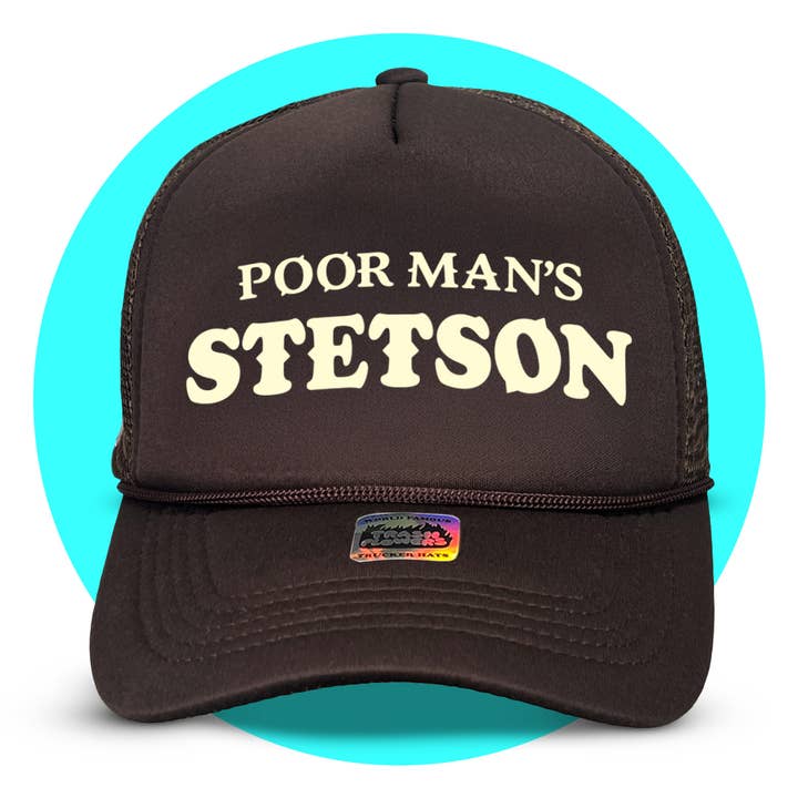 Trash Flowers Trucker Hats - Wholesale Trucker Hat - Unisex - Poor Man's Stetson Trucker Hat