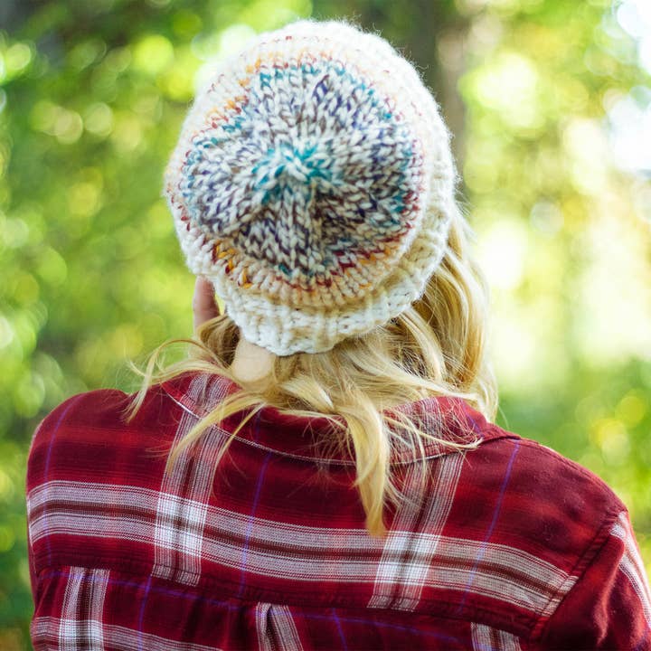 The Tahoe Beanie for wholesale by Wo-He-Lo Knitwear