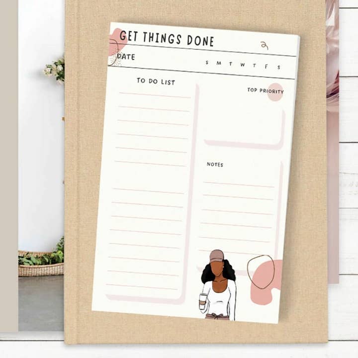Get Things Done Notepad for wholesale by BLNK SPCE Designs