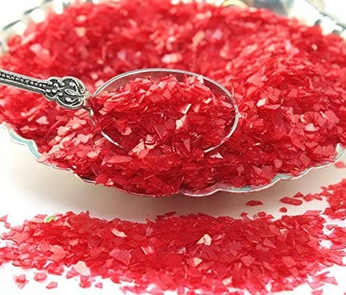 Meyer Imports - Vendita all'ingrosso Attrezzature per lavoretti e fai da te - Glitter in vetro tedesco Big Bold Red Super Shard | Barattoli da 1 oz6