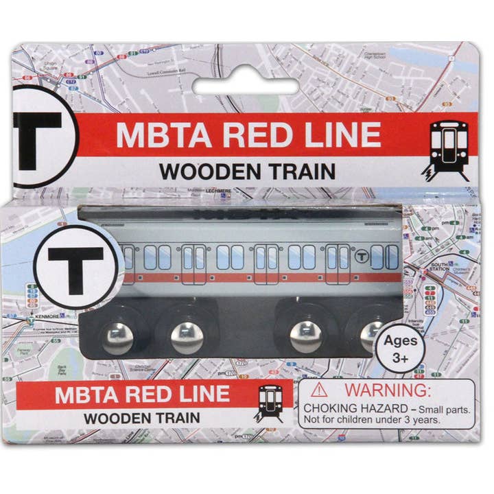 MBTAgifts - Wholesale Toy Car/Truck - Kids - Boston MBTA Red Line Wooden Toy Train1