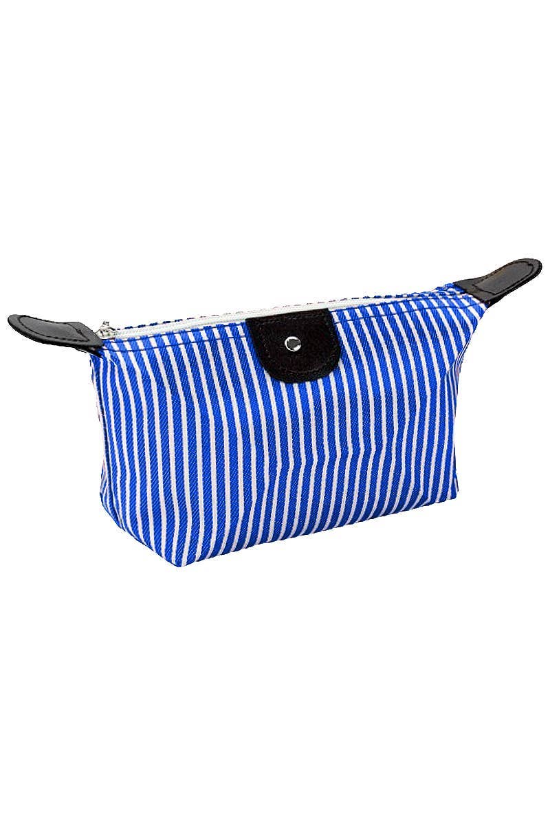 ASSORTED Harbor Stripe Organizer Pouch Travel Bag for wholesale on Faire12