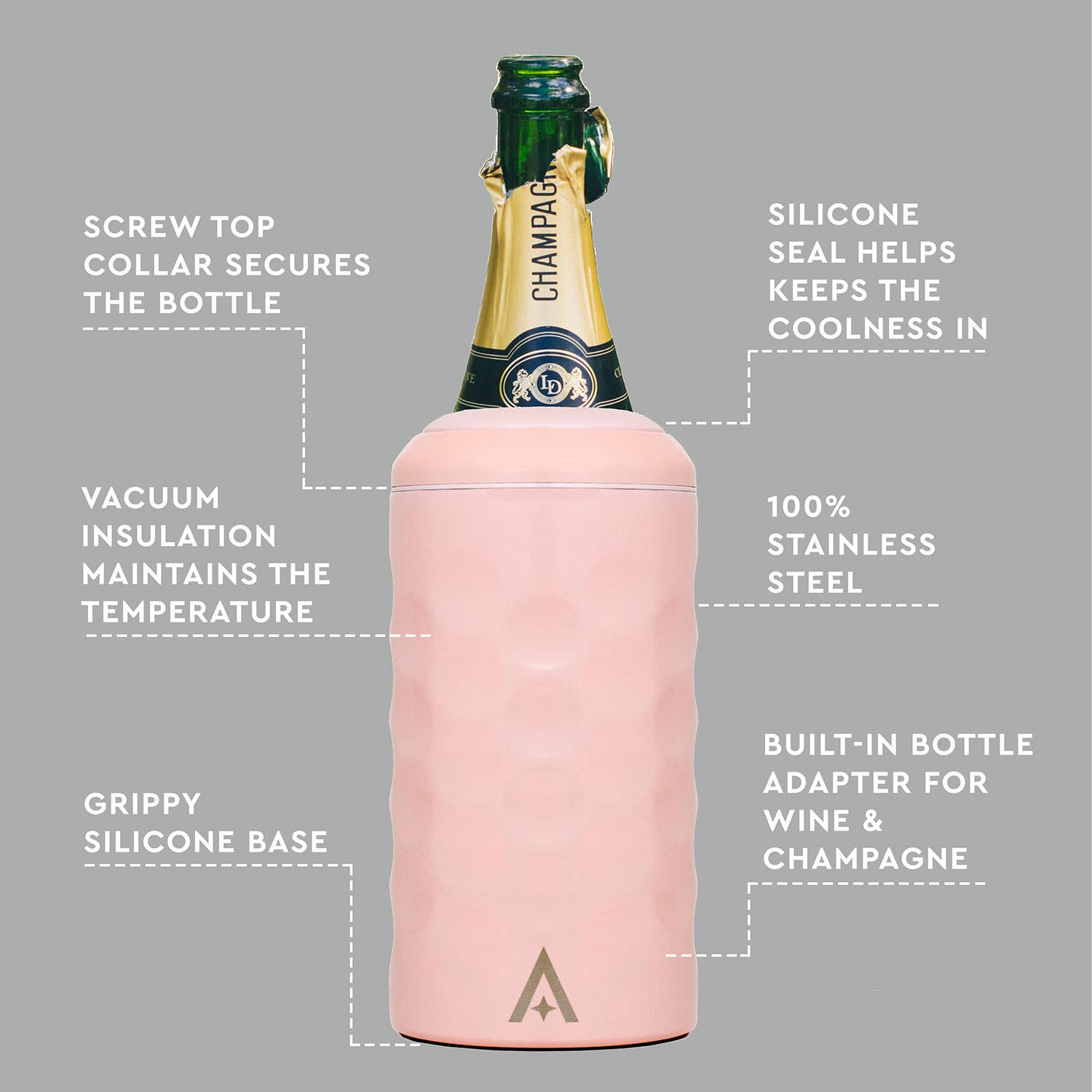 UBERSTAR – Engroshandel Vinspand – Vin og Champagne flaske køler med låg9