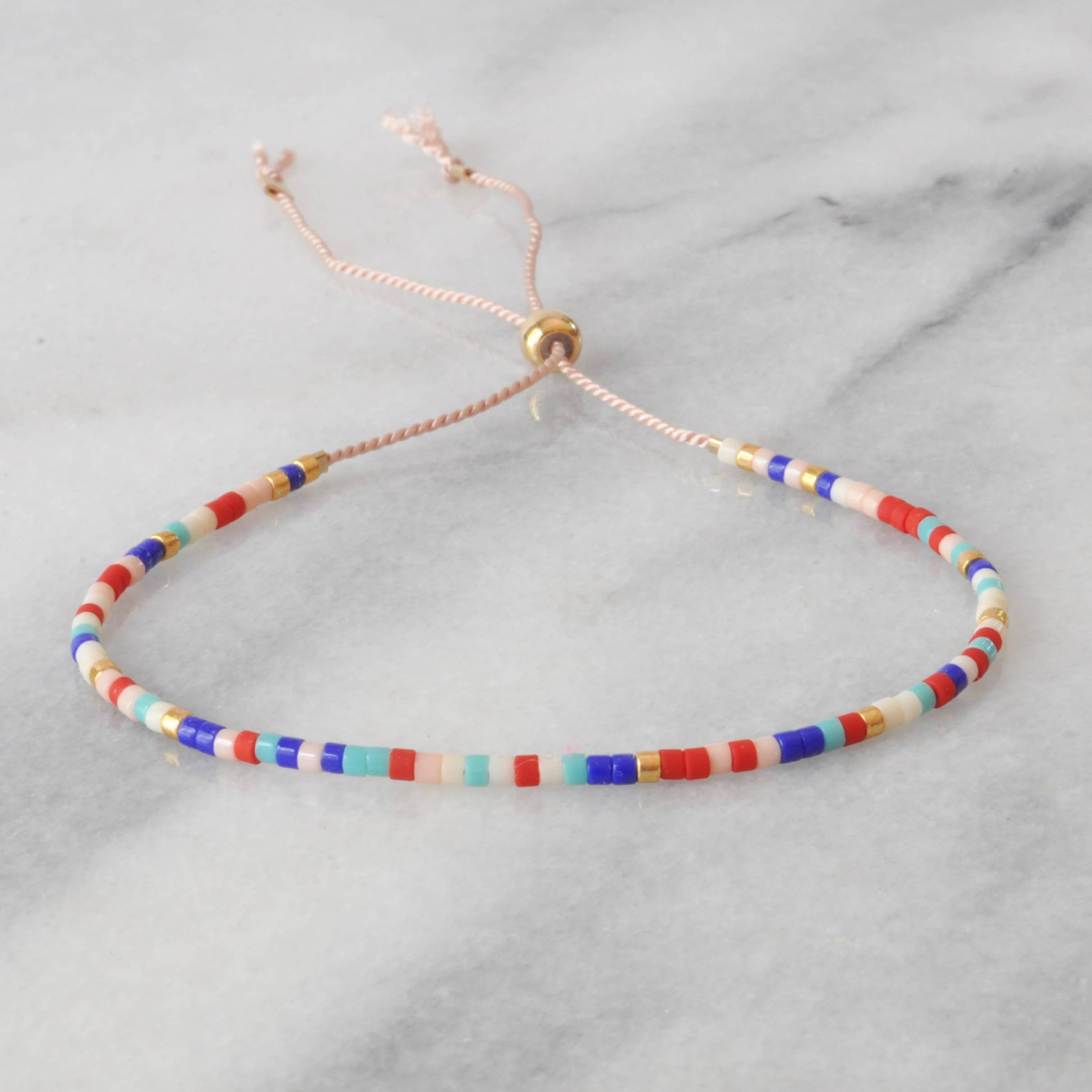 Libby & Smee - Wholesale Beaded Bracelet - Adjustable Seed Bead String Bracelets14