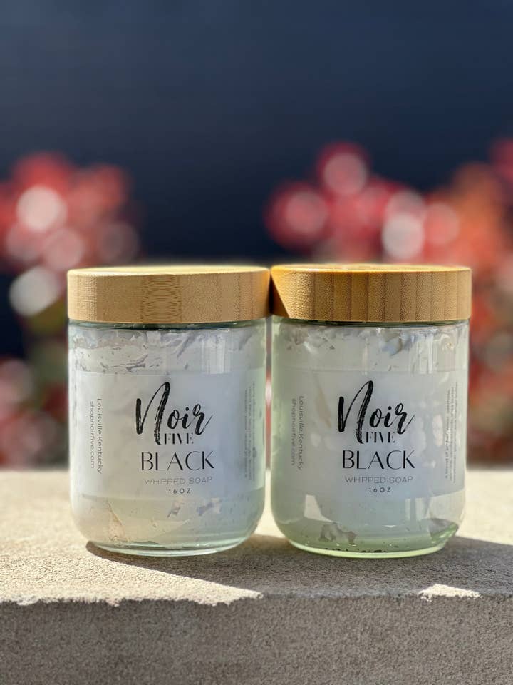 Black Whipped Soap for wholesale by Noir Five