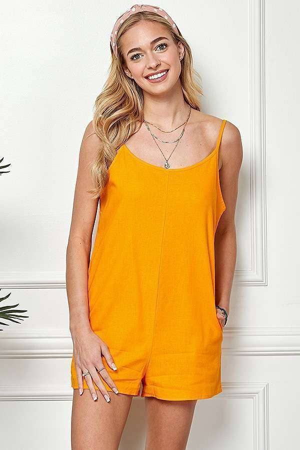 Heart & Hips - Vente Combishort – femme - WR48810 - COMBISHORT À SILHOUETTE DÉCONTRACTÉE AVEC POCHES LATÉRALES2