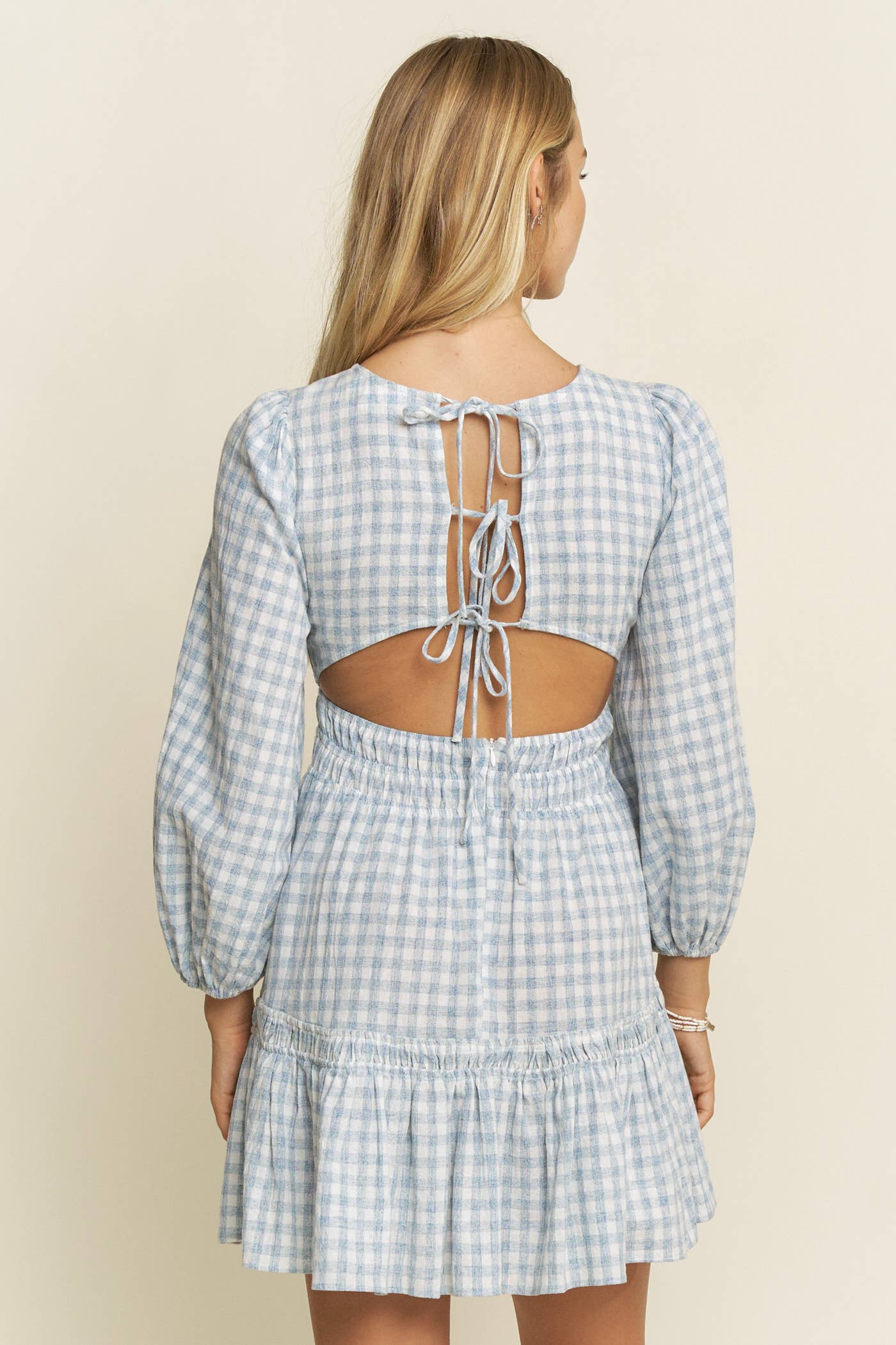Hersy - Wholesale Dress - Women's - THE GINGHAM GARDEN DRESS - HD004020