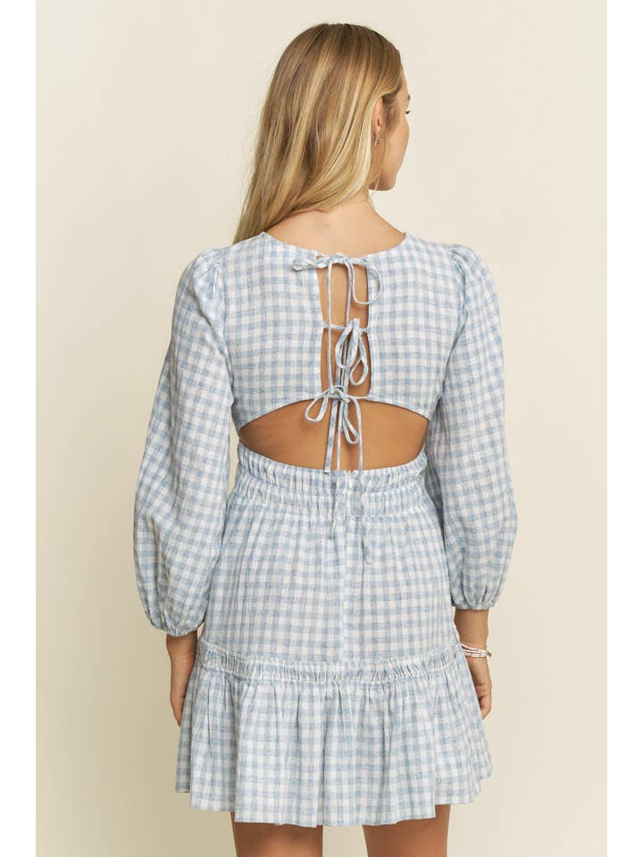 Hersy - Wholesale Dress - Women's - THE GINGHAM GARDEN DRESS - HD004020