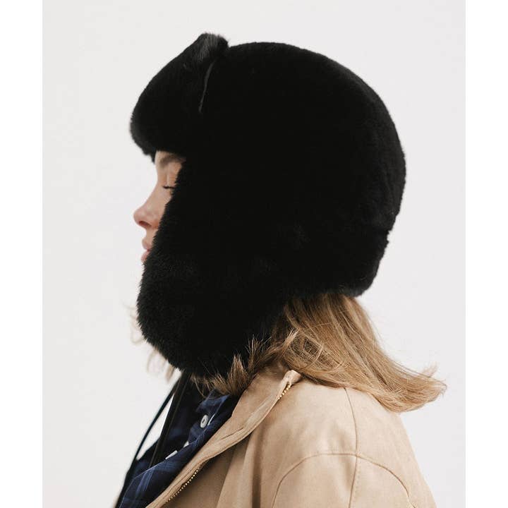 Gigi Pip - Wholesale Trapper/Bomber Hat - Women's - Logan Faux Fur Trapper Hat6