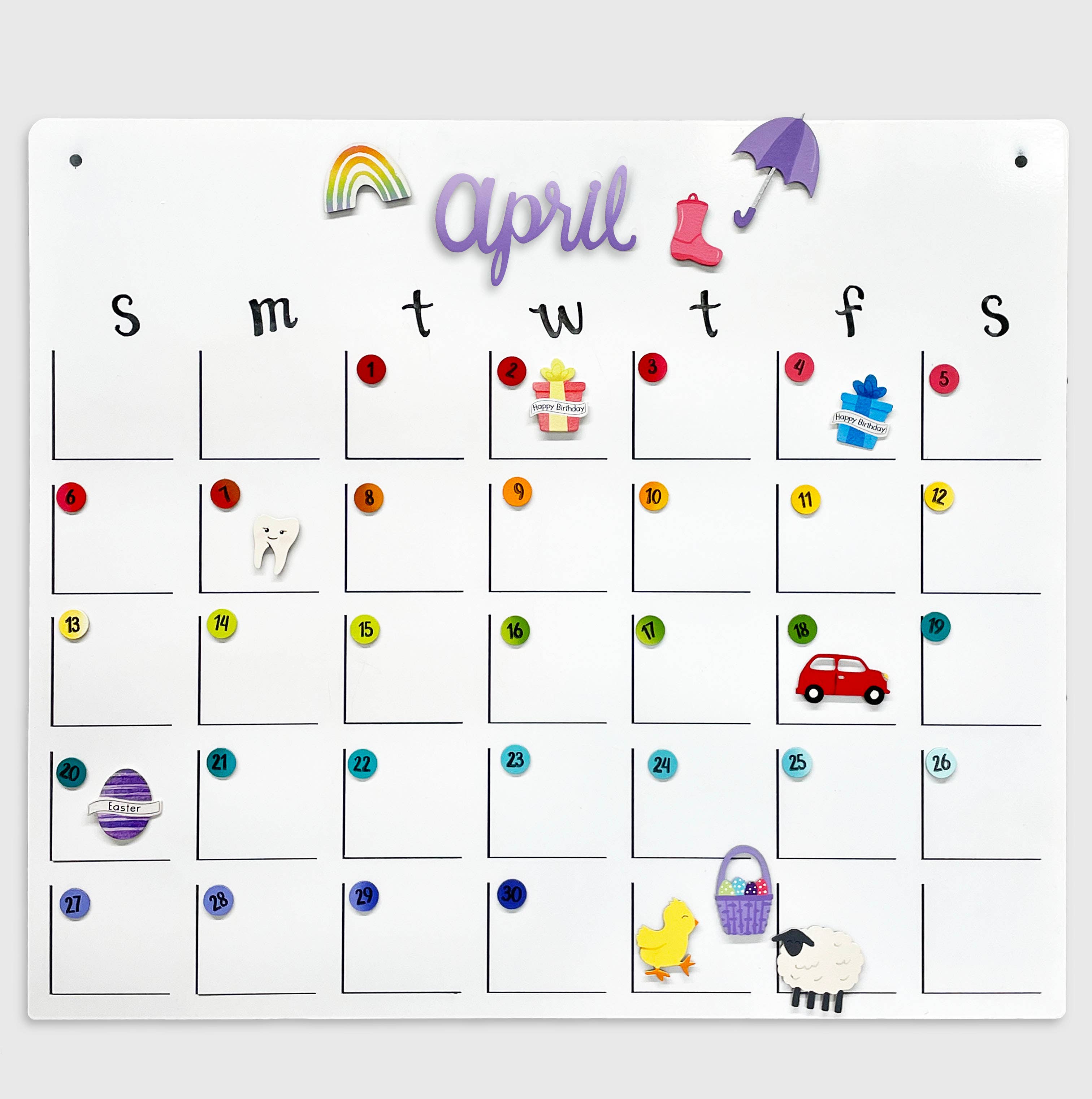Roeda Studio - Wholesale Magnet - Birthday Magnets S/4, Calendar Organization3
