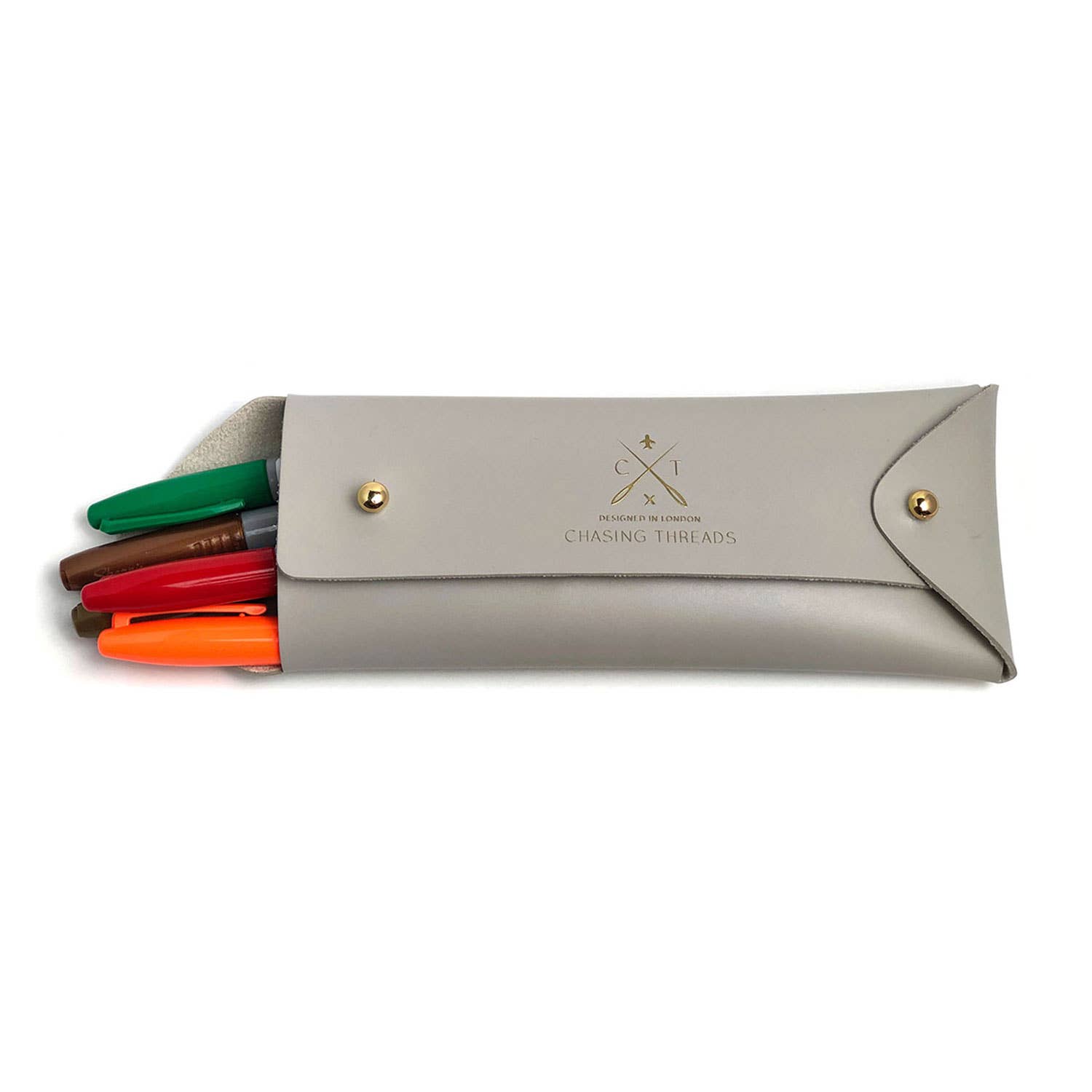 Chasing Threads - Wholesale DIY Craft Kit - Stitch Envelope Case - DIY cross stitch kit Light Grey3