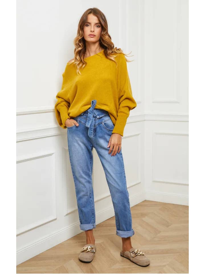 LÉA & LUC - Wholesale Knit Sweater - Women's - Star sweater REF. 009845