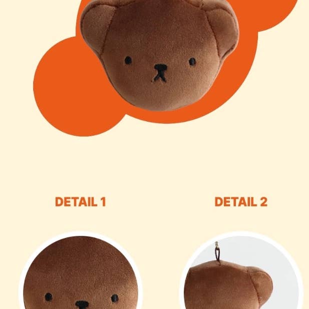 K-Wonderland – Engroshandel Nøglering - Unisex – Miffy, Snuffy og Boris nøgleringe med bløde ansigter og taskepynt4