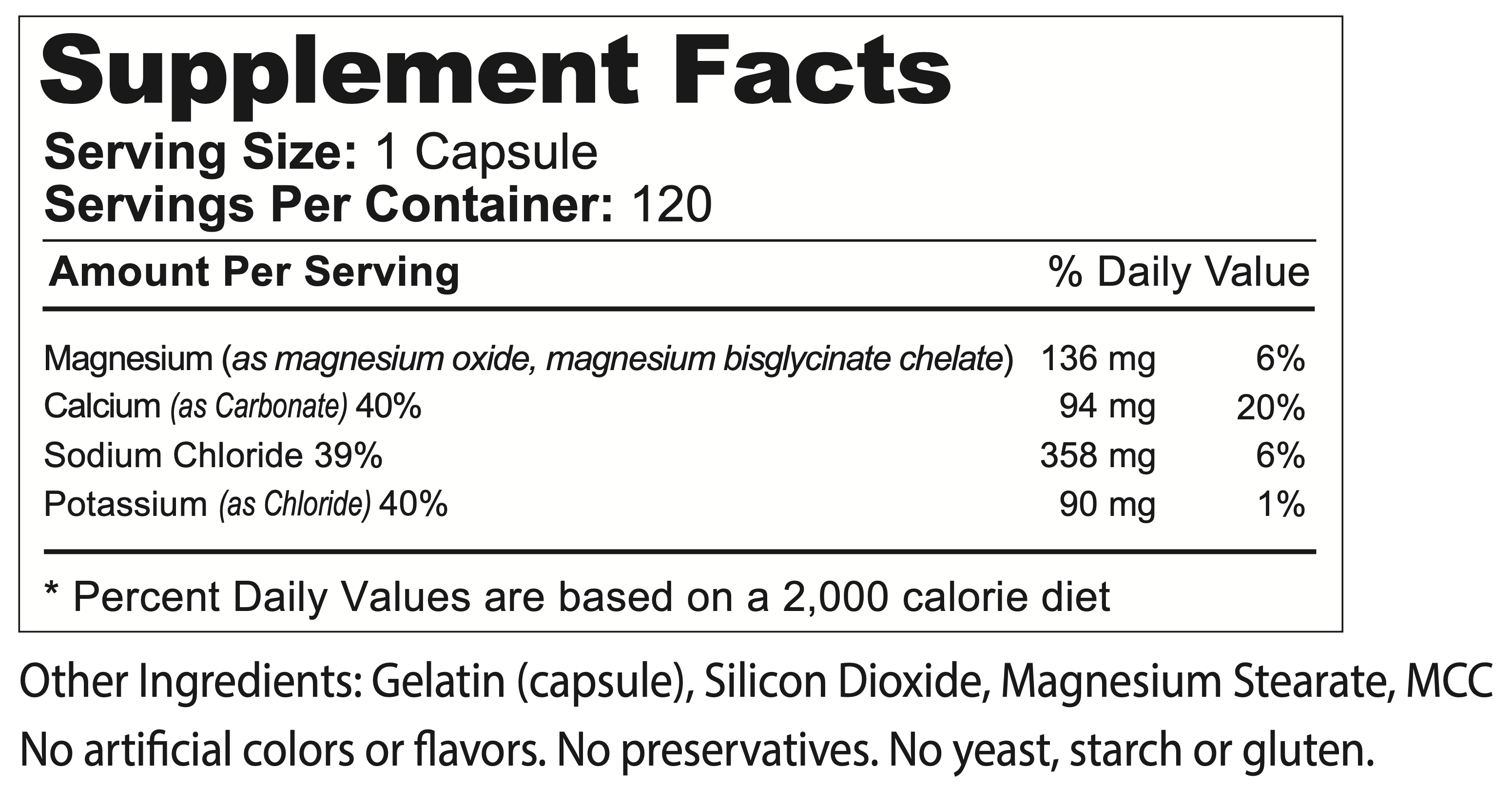 Keto Vitals - Wholesale Oral Supplement/Vitamin - KetoVitals Electrolyte Capsules - 120 Capsules3