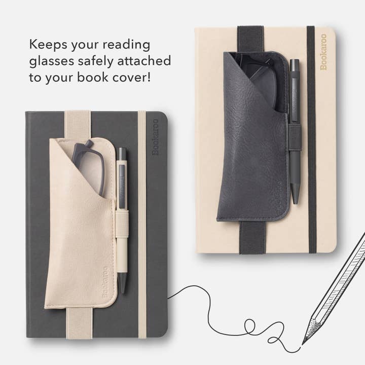 if USA - Vente Étui et rangement à lunettes – unisexe - Pack de démarrage pour étui à lunettes Bookaroo4