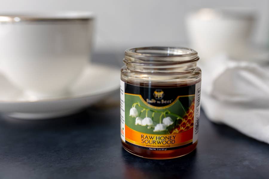 Built by Bees - Wholesale Honey - Raw Sourwood Honey 8 oz