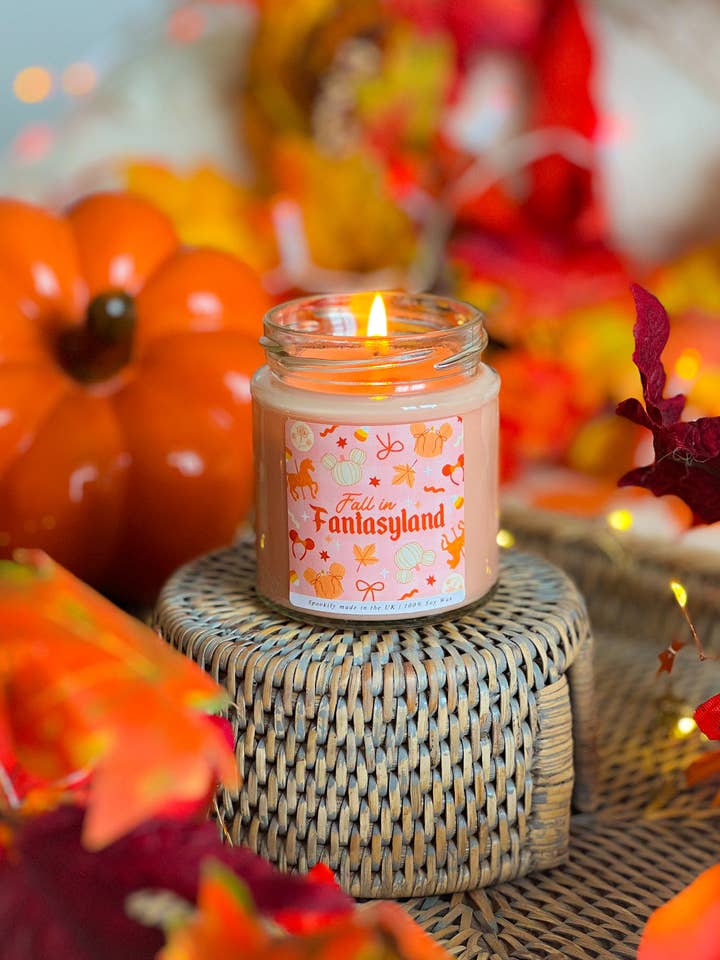 Fall in Fantasyland Candle | Magic World Parks Inspired for wholesale by Walts Waxes