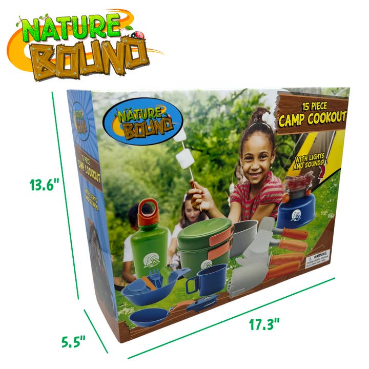Thin Air Brands - Wholesale Toy Set - Kids - Camp Cookout 15pc Play Cooking Set